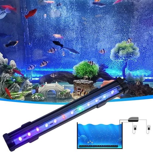 LED-Aquarium-Luftsprudler mit Farbwechselbeleuchtung