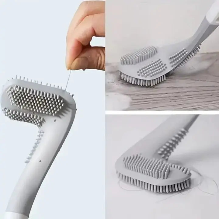 Langstielige Silikon-Toilettenbürste