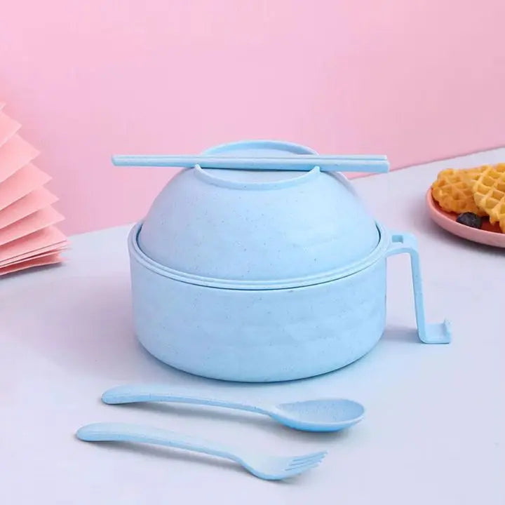 Mikrowellen-Ramen-Schüssel mit Sieb für einfaches Kochen