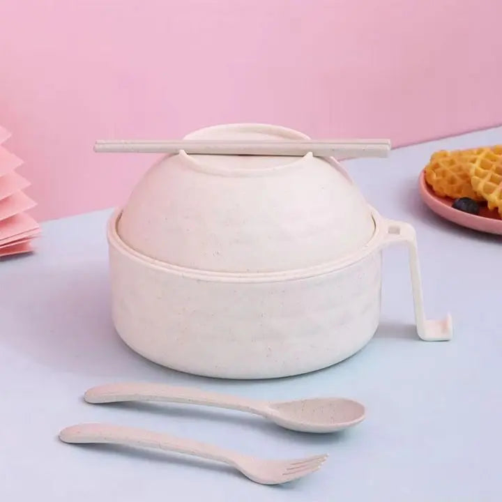 Mikrowellen-Ramen-Schüssel mit Sieb für einfaches Kochen