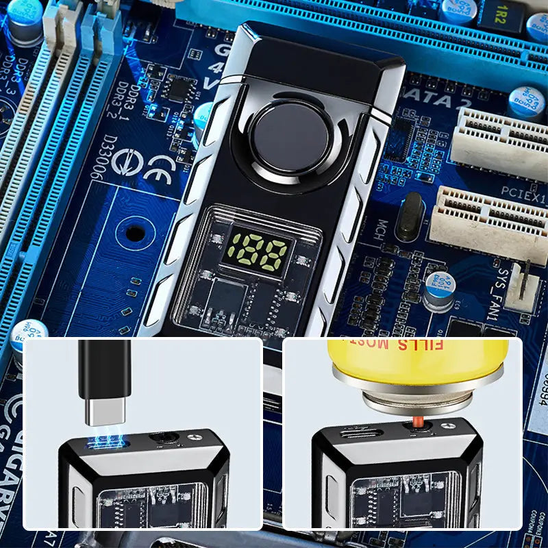 Multifunktionales Doppel-Flammen-Feuerzeug