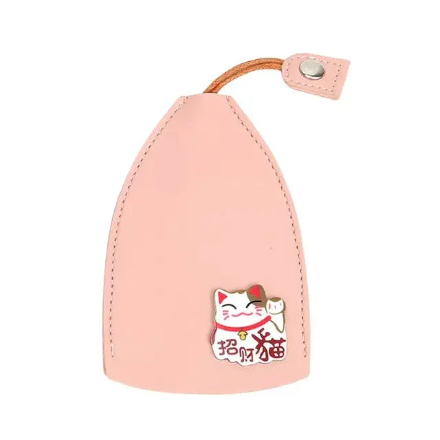 Niedliche Lederschlüsseltasche