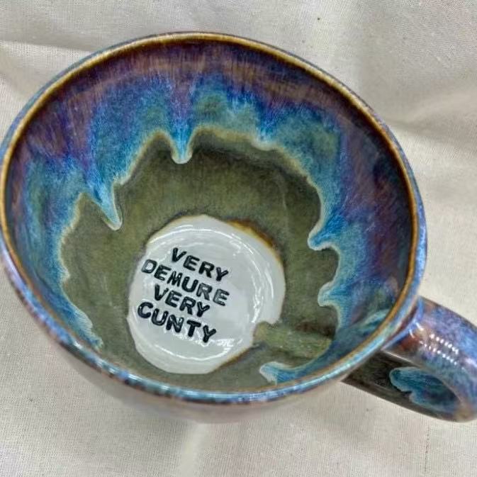 Handgemachte Jumbo-Tasse mit lustigem Spruch – Extra Groß & Einzigartig
