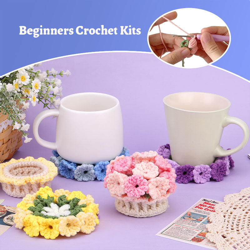 DIY-Untersetzer-Set – Einzigartige florale Designs selbst gestalten