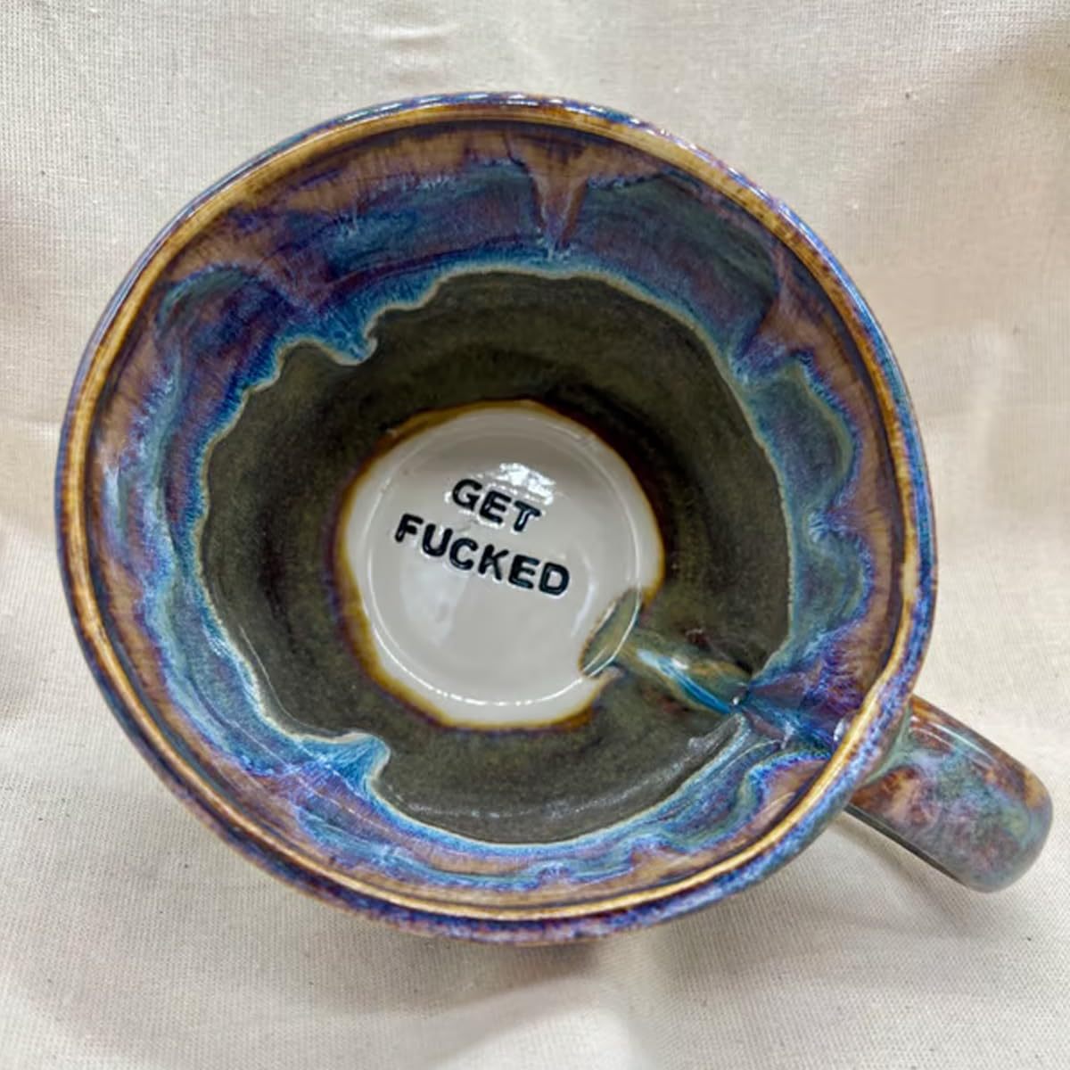 Handgemachte Jumbo-Tasse mit lustigem Spruch – Extra Groß & Einzigartig