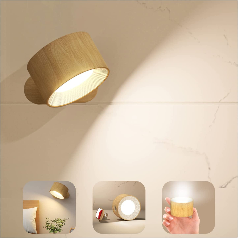 1+1 GRATIS | Rotierbare kabellose LED-Wandleuchte – Flexible, tragbare Beleuchtungslösung