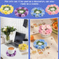 DIY-Untersetzer-Set – Einzigartige florale Designs selbst gestalten