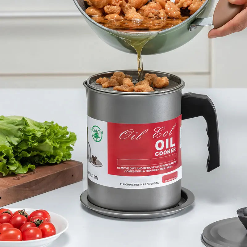 PurityPour™ Filtere unerwünschte Ölreste heraus!