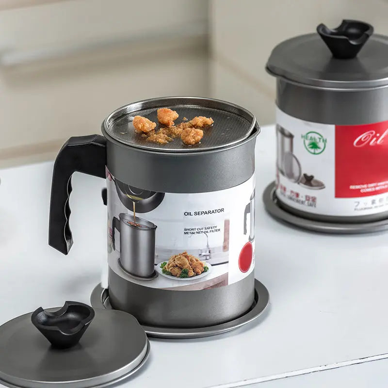 PurityPour™ Filtere unerwünschte Ölreste heraus!