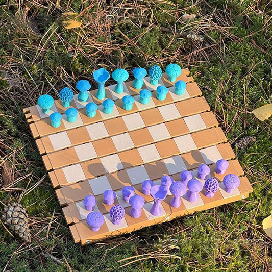 Magnetisches Pilz-Schachset – Verzaubertes Strategiespiel