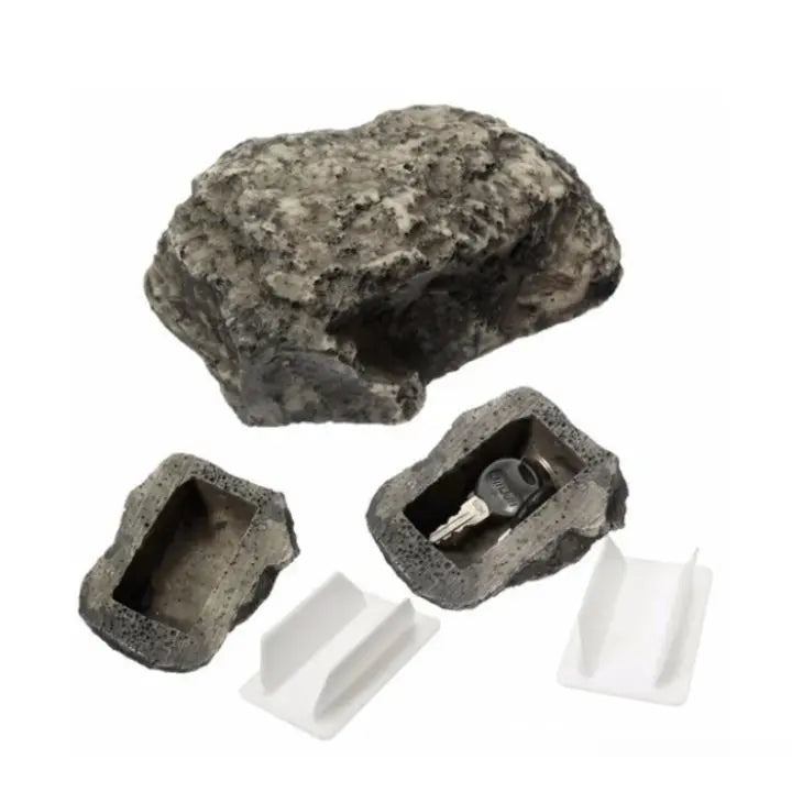 Schlüsselversteck in kreativer Steinform