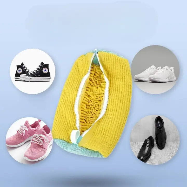 Schutzender Schuh-Waschbeutel