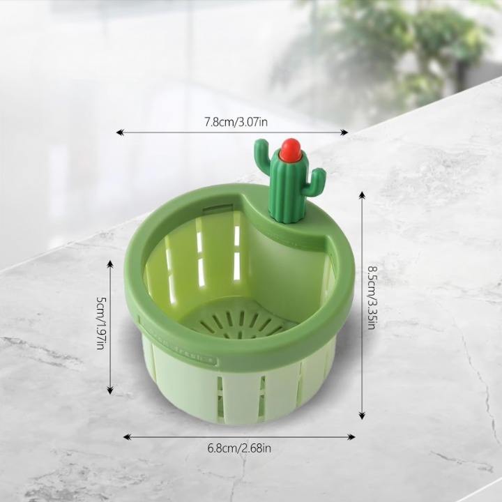 1+1 Gratis | Eleganter Spülbecken-Sieb mit Druckmechanismus – Hygienische Abfallentsorgung