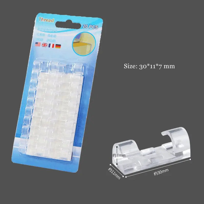 Selbstklebende Kabelklemmen