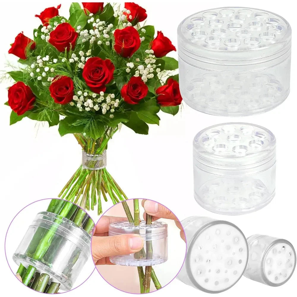 1+1 Gratis | DIY Spiral-Blumenstängelhalter – Mühelose Blumenarrangements