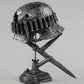 Stahlhelm-Tischlampe – Einzigartige historische Dekoration