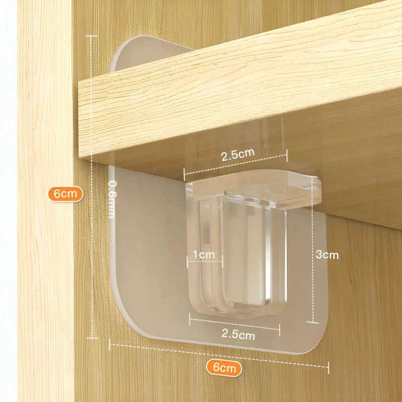 StickShelf™ Selbstklebende Regalstützenhalterung (10er Satz)