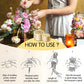 1+1 Gratis | DIY Spiral-Blumenstängelhalter – Mühelose Blumenarrangements