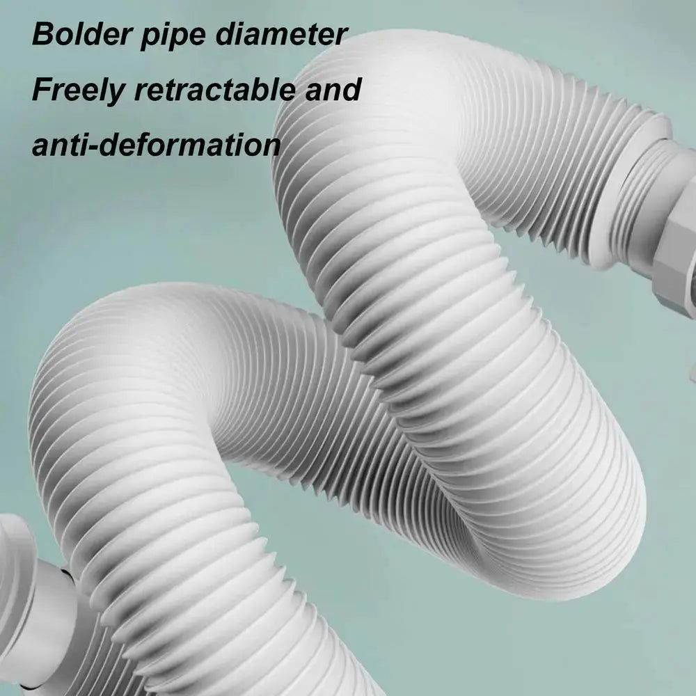 Telescoping Multi-Zweck-Abfluss-Schlauchset – Geruchsverhinderung & Einfache Installation