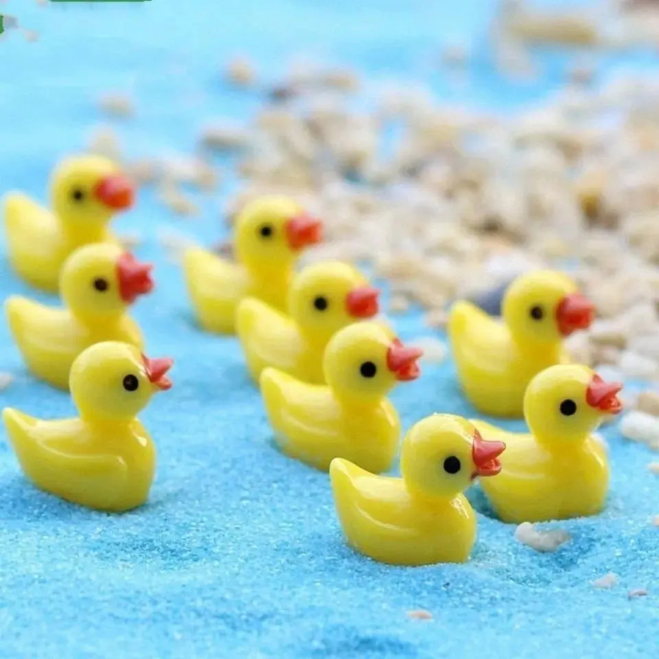 240 Leuchtende Mini-Enten Aus Harz – 16 Farben, 1,5 X 1,8 Cm, Wasserdicht, Für