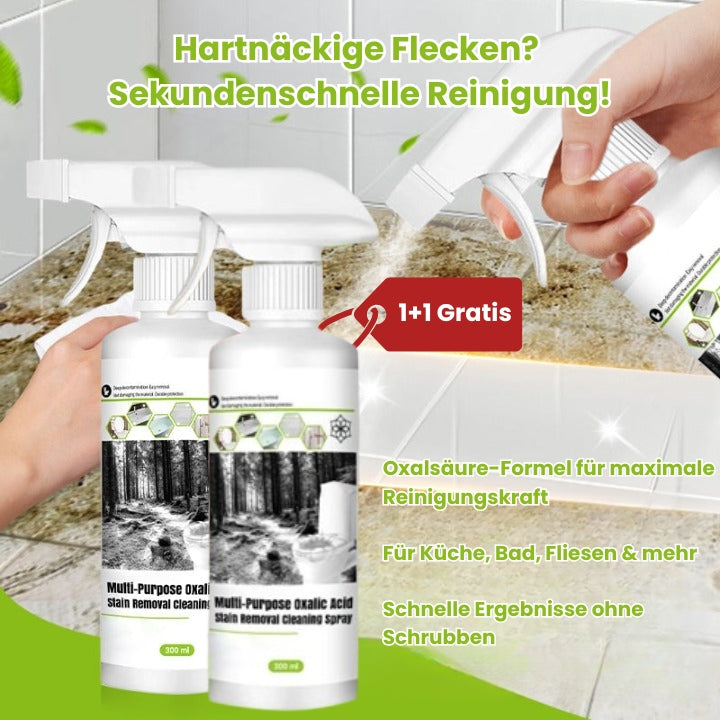 1+1 Gratis | Starker Fleckenentferner mit Oxalsäure