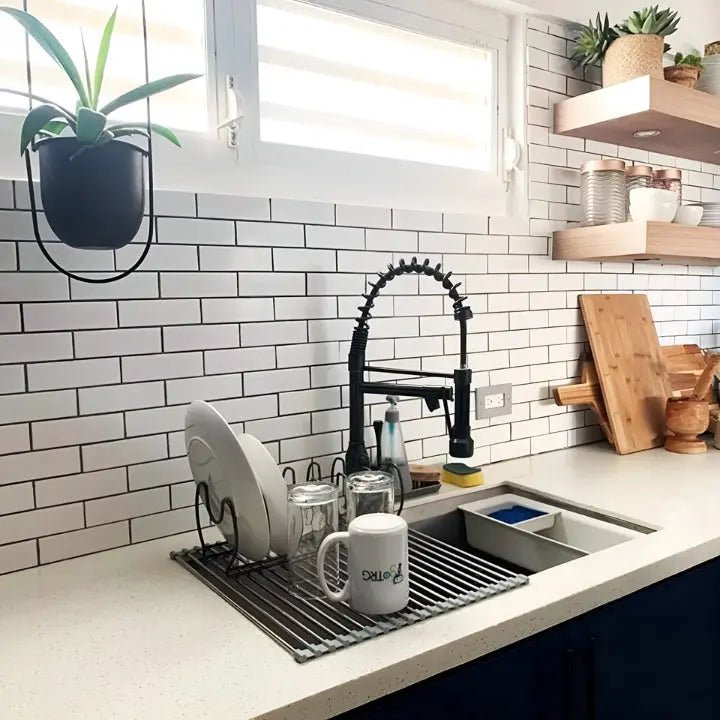 Tragbares Edelstahl-Rollregal