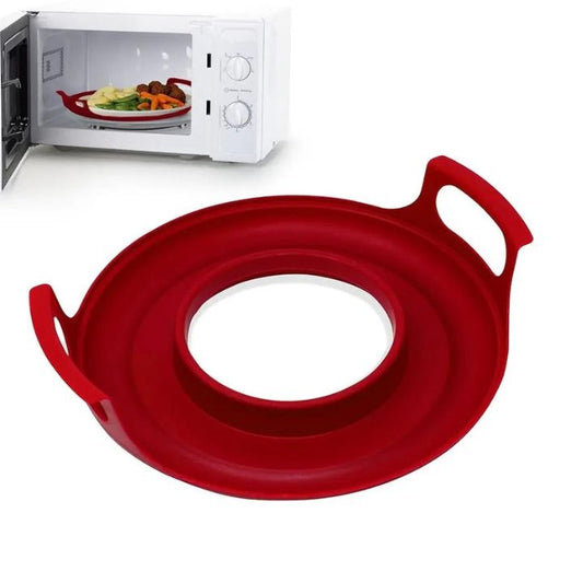 Mikrowellen-Tablett mit Griff – Hitzeschutz und komfortables Servieren