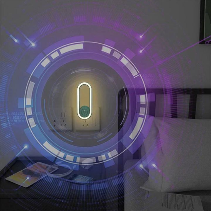 Kompaktes Ultraschall-Mückenschutzgerät mit LED-Leuchte