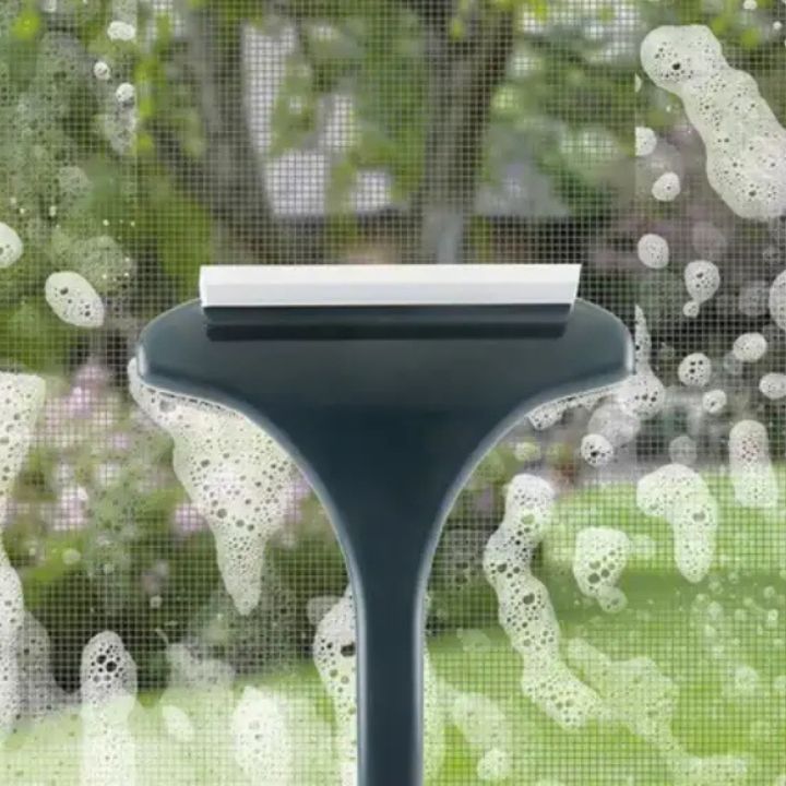 1+1 Gratis | Multifunktional Reinigungsbürste für Glas und Fliegengitter – Trocken/Nass