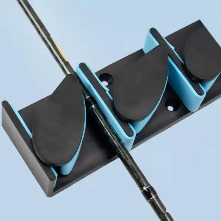 Wandmontierter Angelrutenhalter