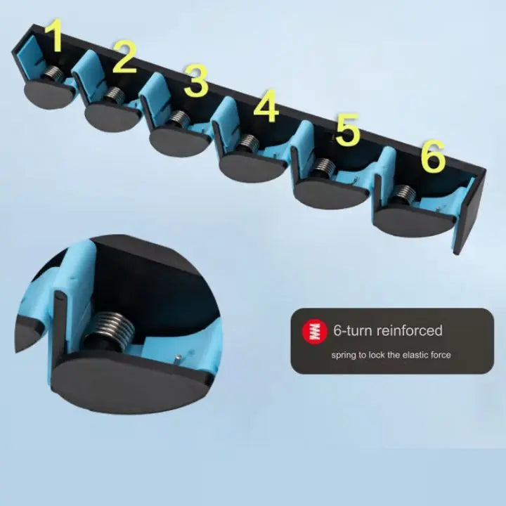 Wandmontierter Angelrutenhalter