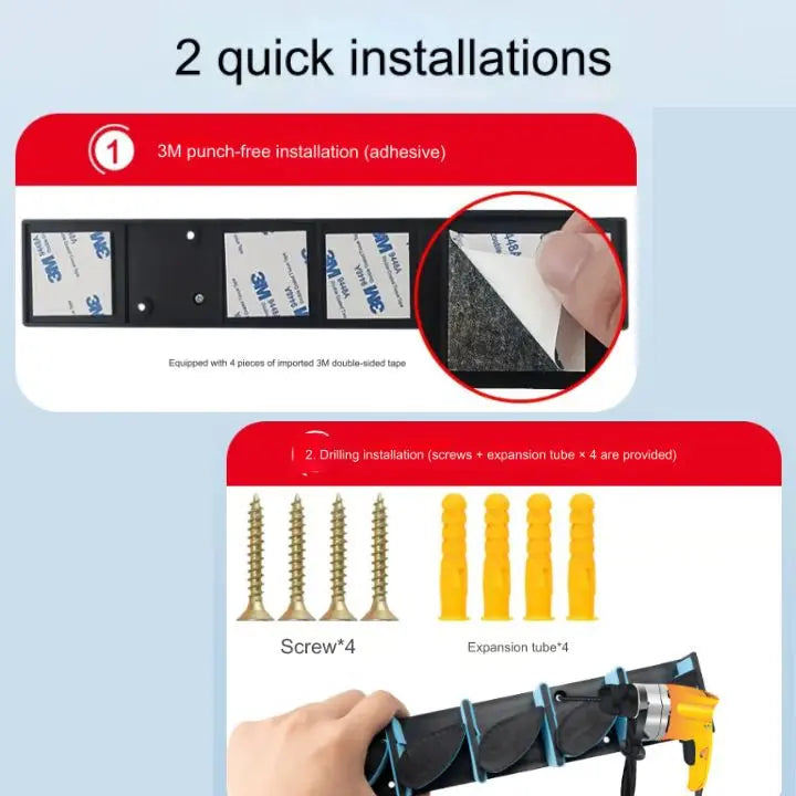 Wandmontierter Angelrutenhalter