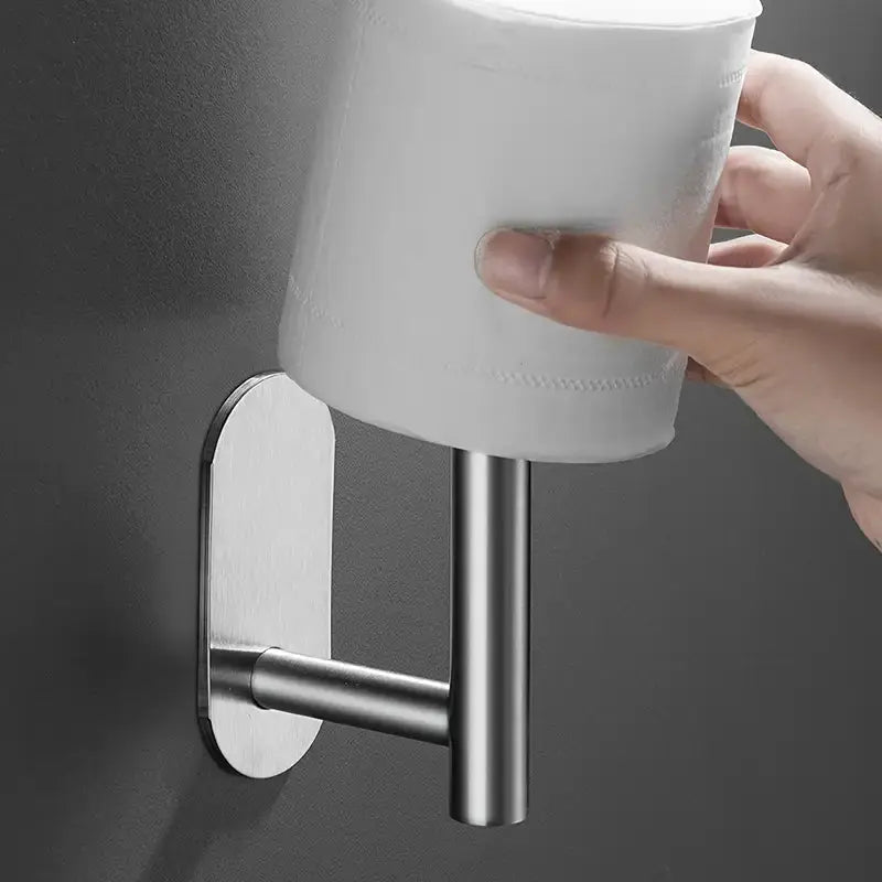 Wandmontierter Toilettenpapierhalter aus Edelstahl