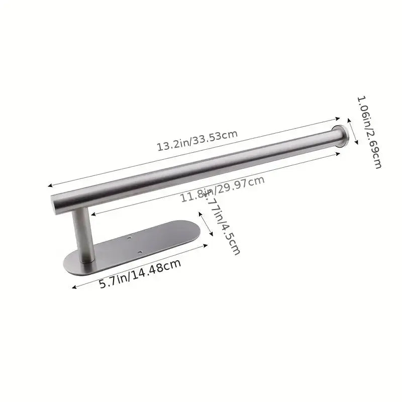 Wandmontierter Toilettenpapierhalter aus Edelstahl