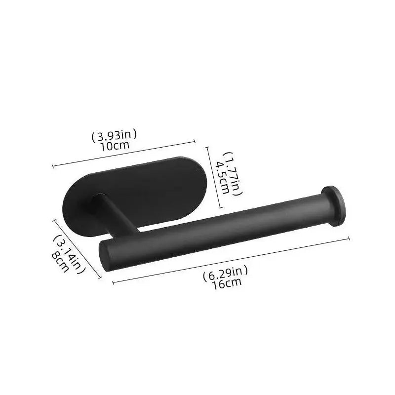 Wandmontierter Toilettenpapierhalter aus Edelstahl