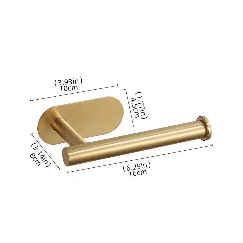 Wandmontierter Toilettenpapierhalter aus Edelstahl