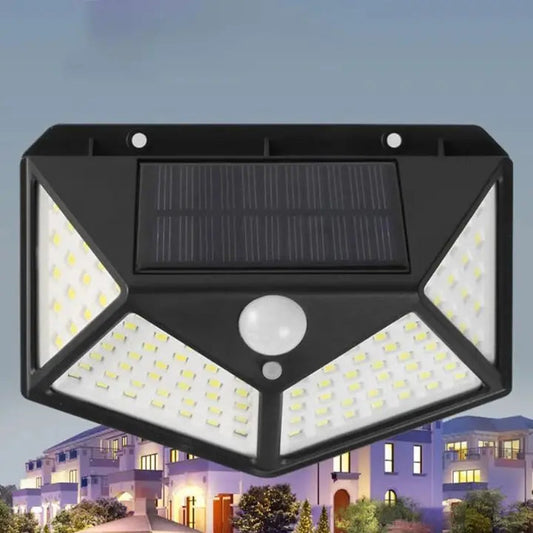 Wasserdichte Bewegungssensor LED-Solar-Wandlampe (100 LED)