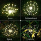 Wasserdichte Solar-Garten-Feuerwerkslampe - 90 LEDs