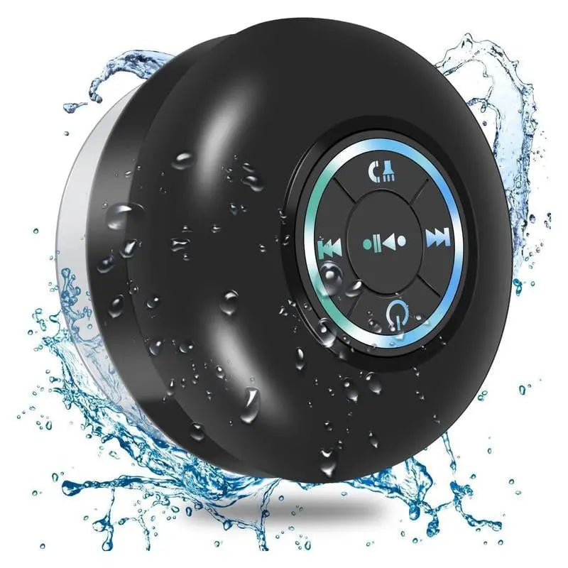 Wasserdichter Bluetooth-Duschlautsprecher mit LED-Licht