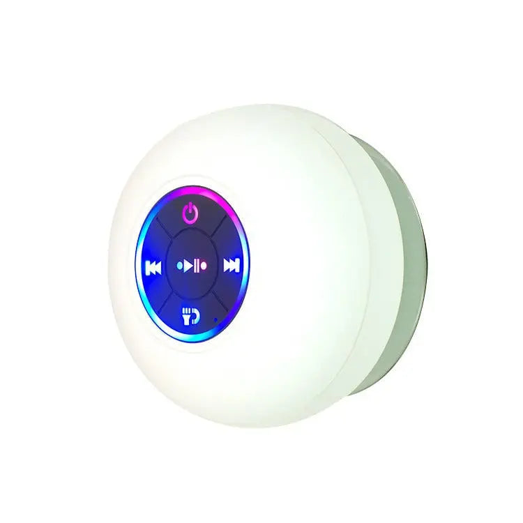 Wasserdichter Bluetooth-Duschlautsprecher mit LED-Licht