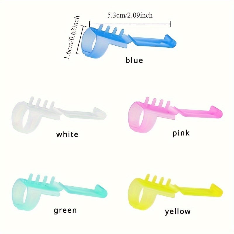 5er-Set Garnführungsring – für bequemes und schnelles Stricken & Häkeln!