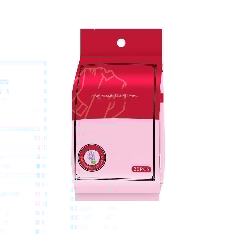 20er-Pack Fleckenentferner-Feuchttücher – Für saubere Kleidung unterwegs
