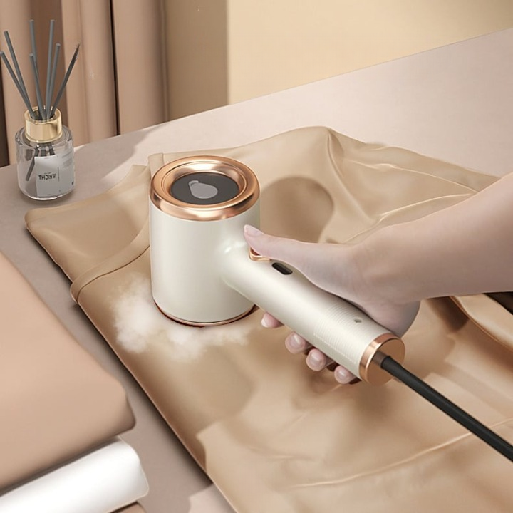 Tragbares Mini-Bügeleisen – 2-in-1 Trocken- & Dampfbügeln mit Schnellheizender Titanplatte