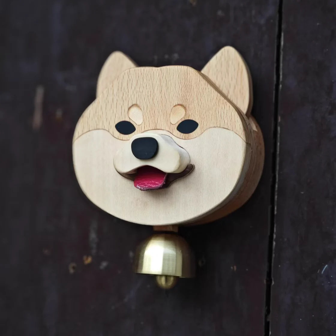 Holzglockenspiel Türglocke Shiba Inu – Niedlicher & Willkommener Charme