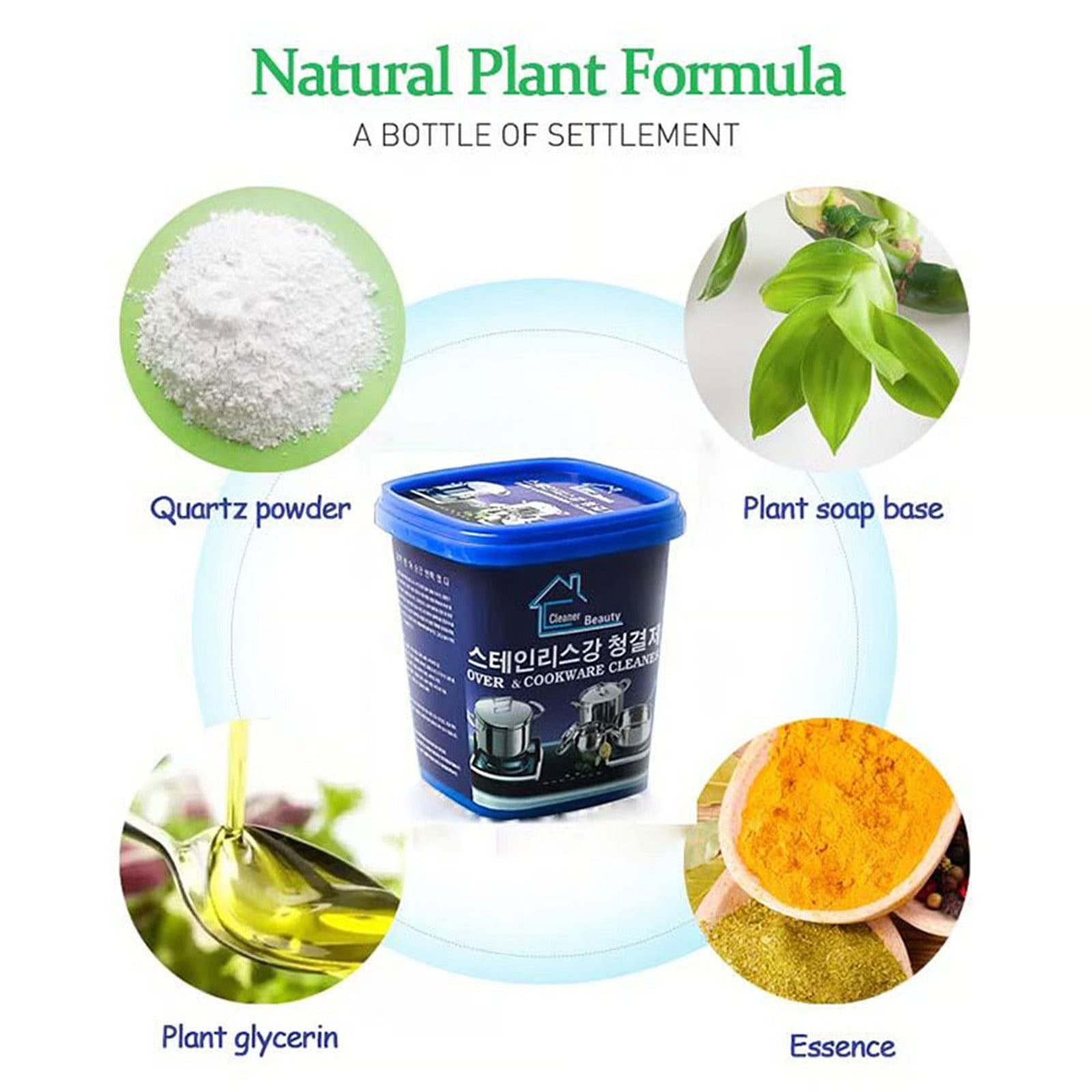 500 g Edelstahl-Reinigungspaste – Reinigt, Poliert & Schützt in einem Schritt!