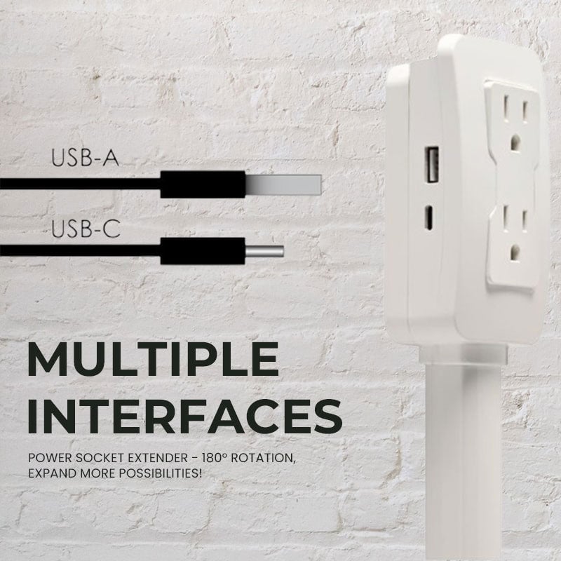 Verstellbarer Steckdosen-Expander – Mehr Anschlüsse, Mehr Flexibilität