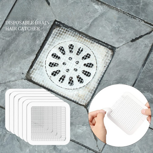 30er-Set Haarsiebe für Abflüsse – selbstklebende Einwegfilter für Dusche & Waschbecken!