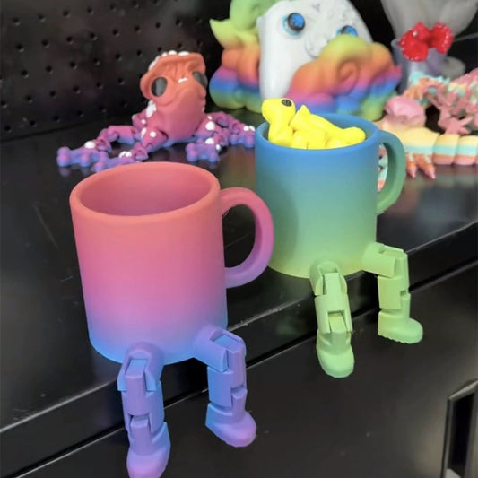 Ausgefallene Becher mit Beinen – Lustiges & praktisches Design