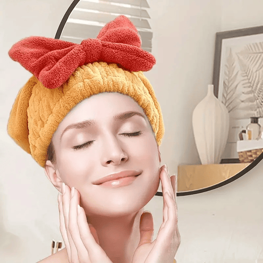 1+1 GRATIS | Super Absorbierendes Haar-Handtuch-Kap