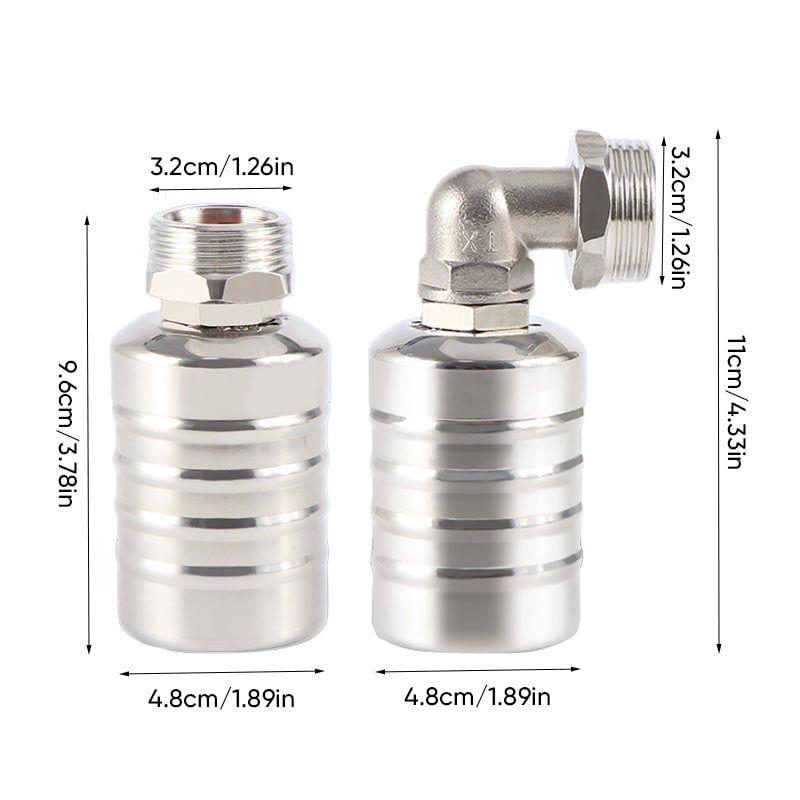 Mini-Schwimmerventil aus Edelstahl – Automatische Wasserstandskontrolle